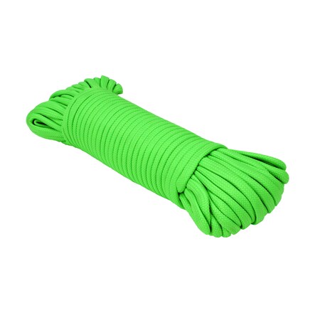 EXTREME MAX Extreme Max 3008.0505 Neon Green Type III 550 Paracord Commercial Grade - 5/32" x 100' 3008.0505